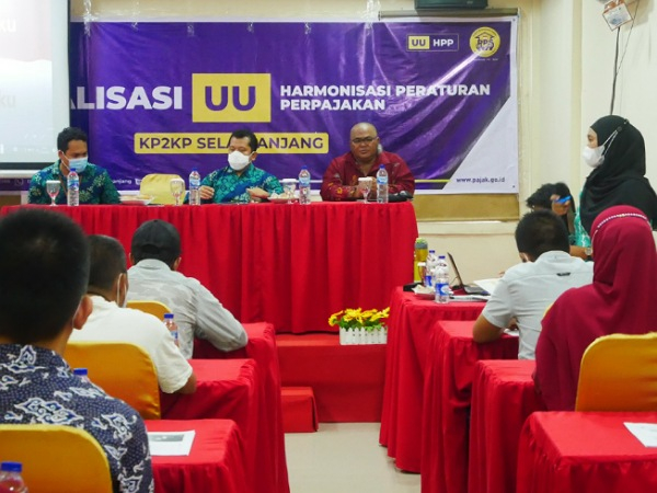 Gandeng Askonas, KP2KP Selatpanjang Sosialisasikan Undang-undang Harmonisasi Perpajakan