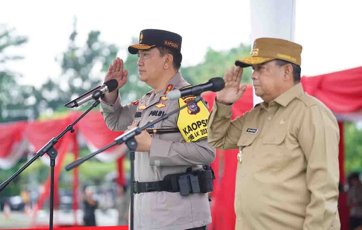 Pimpin Apel Gelar Pasukan Operasi Lilin 2023, Kapolda Riau Pastikan Kesiapan Pengamanan