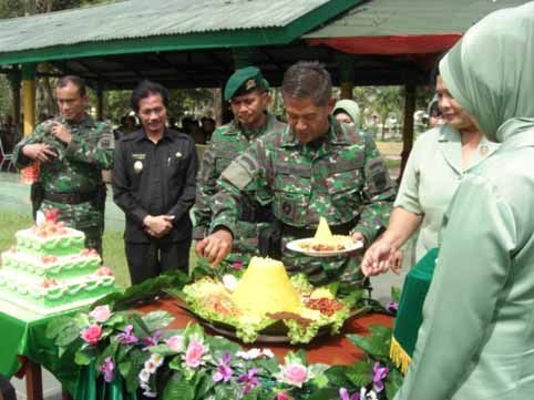 Batalyonif 132/BS Gelar Syukuran ke-54