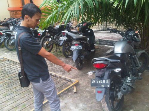 Polisi Buru Rampok Sales Djarum di Dumai, Sepeda Motor Pelaku Ditemukan di Pinggir Hutan Lindung