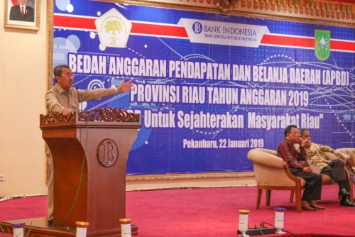 Gubernur Riau Terpilih Beberkan Program Pro Rakyat dalam Bedah APBD Riau 2019