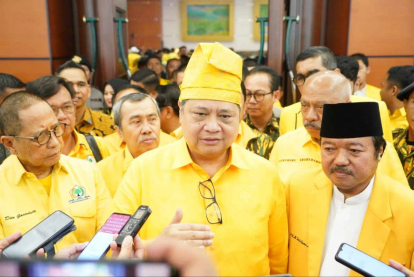 GoRiau Airlangga Tergetkan Golkar Sumbagut 17 Kursi ke Senayan, Riau Tambah 2