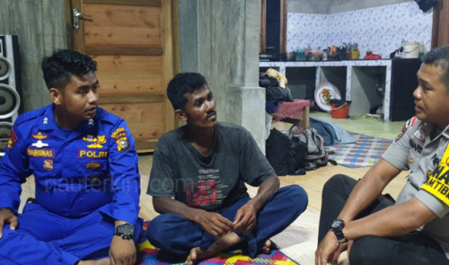 Terombang Ambing di Laut, Nelayan Malaysia Diselamatkan Nelayan Bengkalis