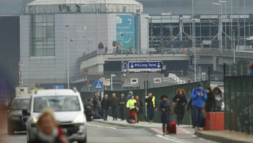 Brussel Diguncang Bom, Puluhan Korban Berlumuran Darah Bergelimpangan di Lokasi Ledakan