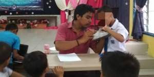 GoRiau Inspiratif, Guru SD Belikan Sepatu untuk 55 Muridnya yang Miskin dan Yatim