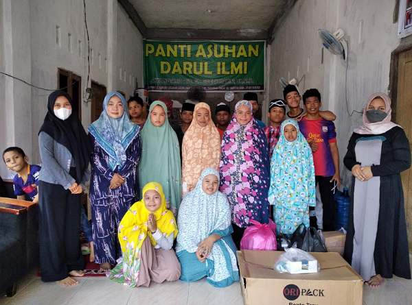 Berbagi Ceria Ramadhan, AMSIH - HHRMA Riau Kunjungi Panti Asuhan