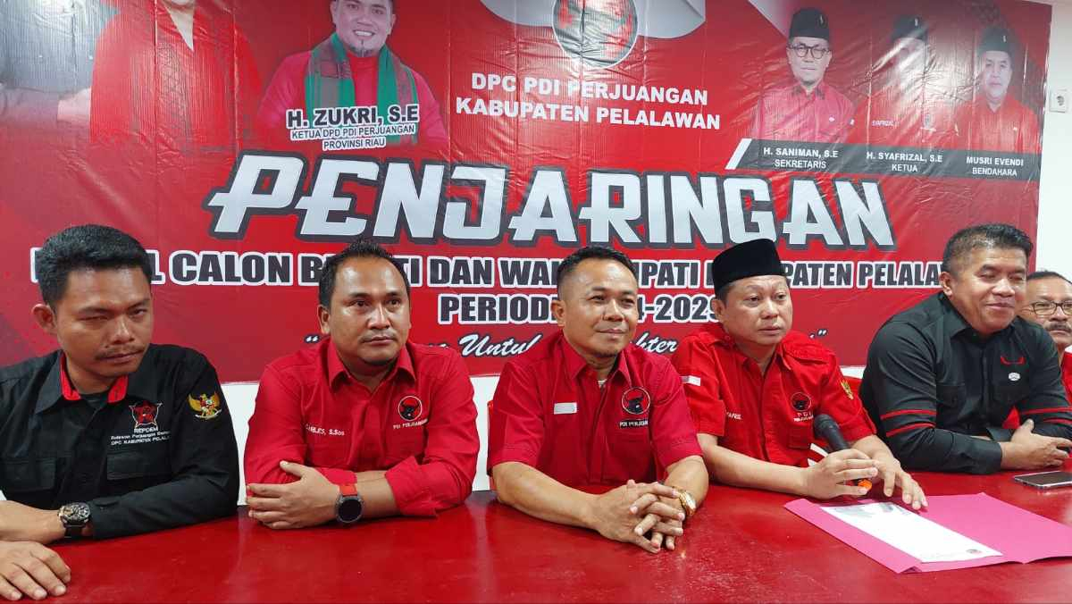 Jelang Pilkada 2024, PDIP Pelalawan Buka Penjaringan Kepala Daerah Mulai 25 April