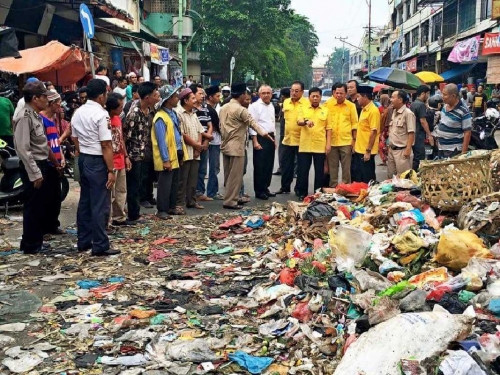 Selama Ini Pekanbaru Bersih, Tahu-tahunya Setya Novanto Cium Bau Busuk Sampah