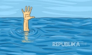 GoRiau Perahu yang Ditumpangi Anggota TNI Sekeluarga Seberangi Sungai Karam, 1 Tewas dan 1 Hilang