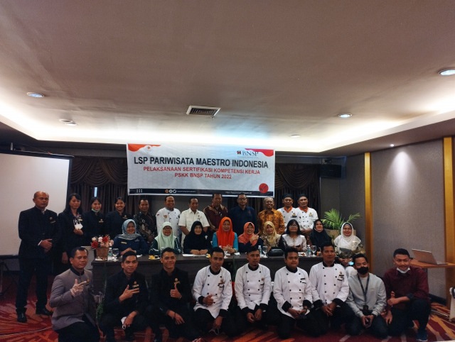 Jalani Sertifikasi LSP Pariwisata Maestro Indonesia, Tenaga Kerja Pekanbaru Menuju Kelas Dunia