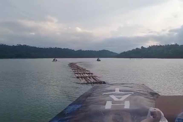 Ratusan Tual Kayu Diduga Hasil Ilog yang Ditemukan di Sungai Gulamo Terindikasi Berasal dari Pangkalan Sumbar