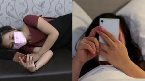 GoRiau Tulang Punggung Gadis Ini Bengkok dan Kesakitan Hebat Gara-gara Main Smartphone