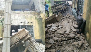 GoRiau Wanita Hamil Tertimbun Bangunan Rubuh di Sungai Buloh, Suami Tewas Kesetrum Saat Menolong
