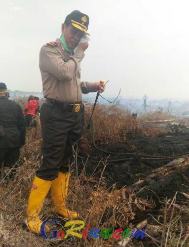 400 Hektar Lahan di Police Line, Kapolda Minta Modifikasi Cuaca Diberlakukan di Riau