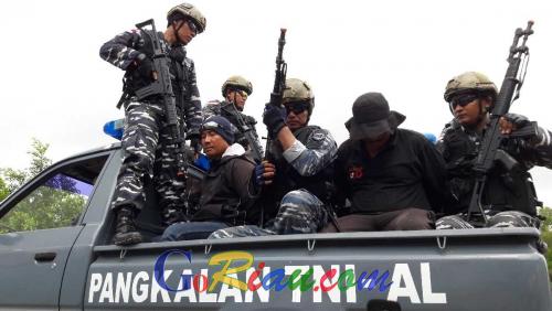 Tingkatkan Kemampuan Tempur Lanal Dumai Latihan Gabungan VBSS dan SAR Bersama Instansi Maritim