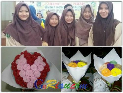 Tidak Hanya Belajar Akademi, Pelajar SMAN 3 Mandau Handal Berwirausaha, Berikut Karya Nyatanya