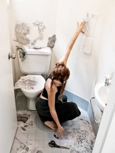 GoRiau Toilet Penuh Ilustrasi Bisa Bikin Betah Nongkrong
