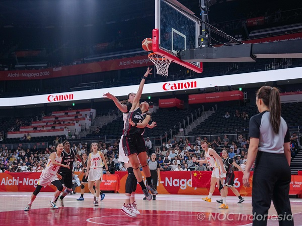 Dapat Pengalaman Berharga dari China, Timnas Basket 5x5 Putri Lolos ke Perempat Final