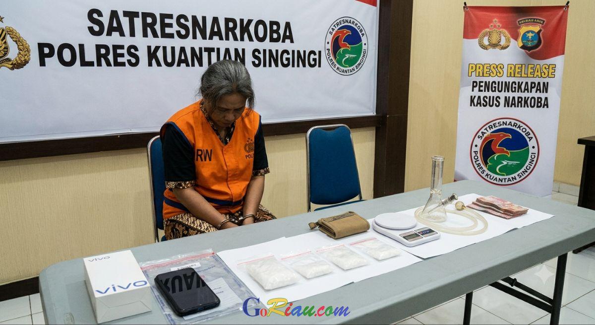 Keluar Penjara Bukannya Tobat, Nenek di Kuansing Ini Kembali Jual Sabu, Akhirnya Masuk Penjara Lagi