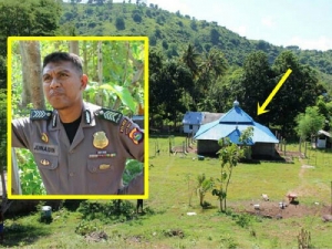 GoRiau Masya Allah, Polisi Berpangkat Bripka Ini Sisihkan Gajinya Bangun Pesantren
