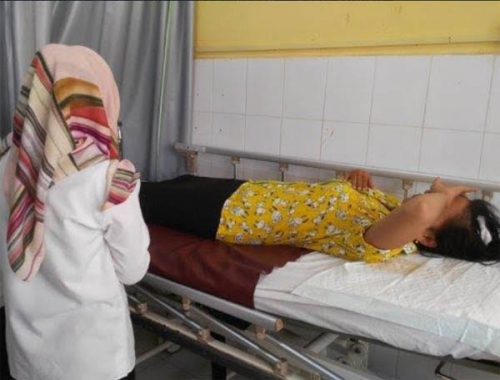 Ditimpa Potongan Gipsum di Ruangan Kerja, Honorer Distankan Inhu Tersungkur Bersimbah Darah