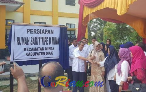 Resmikan RS Tipe D Minas, Syamsuar Minta Masyarakat Bersiap Jemput Multiflier Effect Tol Sumatera