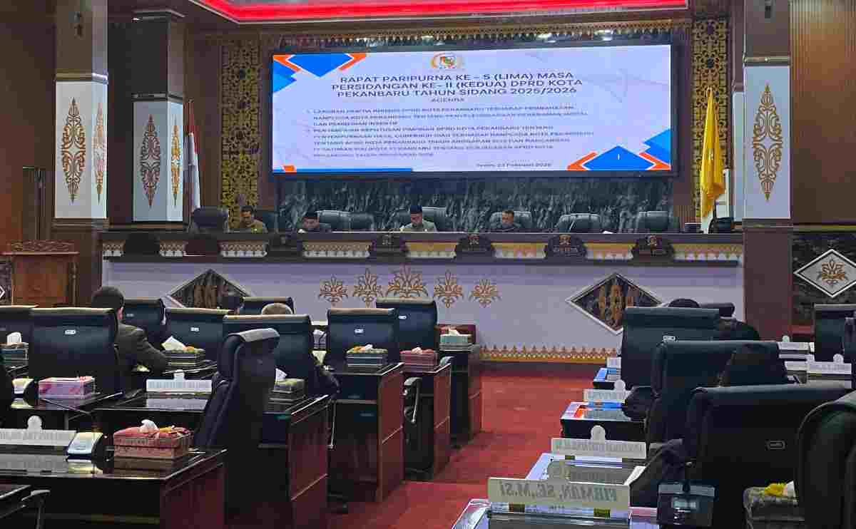 DPRD Minta Pemko Pekanbaru Percepat Finalisasi APBD 2026 Usai Evaluasi Gubernur