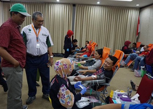 KDD Riau Kompleks Berhasil Kumpulkan 924 Kantong Darah