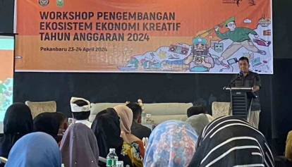 Dispar Riau Gelar Workshop Pengembangan Ekosistem Ekonomi Kreatif