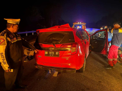 GoRiau Tragedi Subuh di Tol Pekanbaru - Dumai Renggut Dua Nyawa Akibat Kelelahan