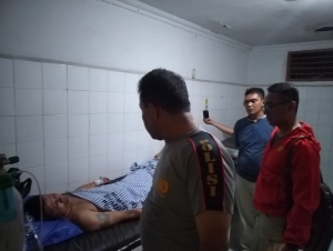 Polisi Tembak Seorang Pria Bersenjata Api di Air Hitam Pekanbaru