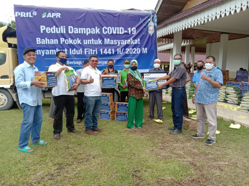 RAPP dan APR Salurkan 2.516 Paket Bahan Pokok di Kuansing