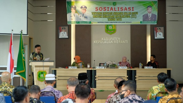 Ikut Sosialisasi Tentang Inovasi Sebagai Salah Satu Bentuk HKI Tahun 2022, Ini yang Disampaikan Wabup Asmar