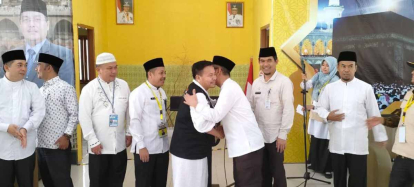 GoRiau Sebanyak 199 CJH Riau Kloter 33 BTH Dilepas