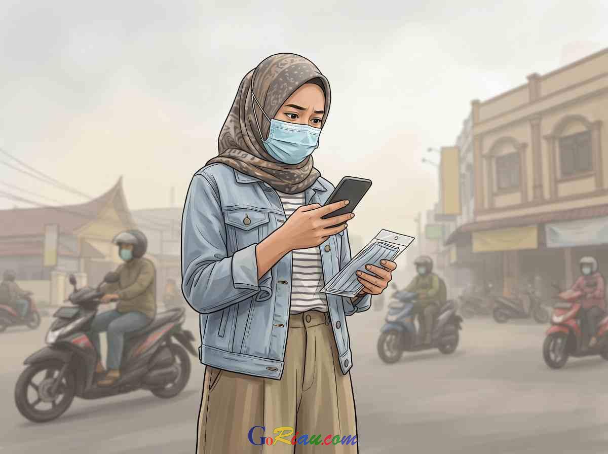 Angin Bergerak ke Utara, BPBD Riau Waspadai Asap Kiriman dari Sumatera Bagian Selatan