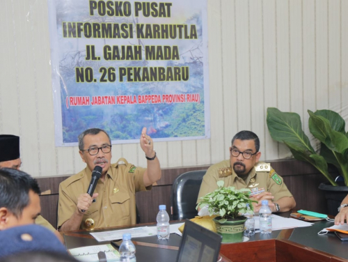 Pemprov Tetapkan Status Keadaan Darurat Pencemaran Udara, DPRD Riau Harap Pusat Serius Membantu Penanganan Karhutla