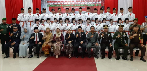 Wabup Halim Lecut Semangat Paskibraka Kuansing