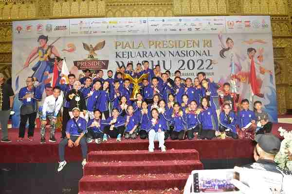 DKI Jakarta Juara Umum Kejurnas Wushu 2022