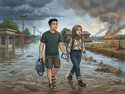 GoRiau Riau Masuk Peralihan Musim, BMKG Peringatkan Potensi Banjir dan Karhutla Mengintai Bersamaan