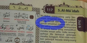GoRiau Heboh Tafsir Al Maidah 51 Berubah pada Alquran Terbitan Terbaru, Ini Penjelasan Kementerian Agama