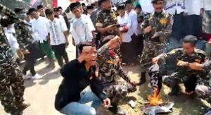 GoRiau Ketua Harian MUI: Yang Dibakar Banser Itu Kalimat Tauhid, Bukan Bendera HTI
