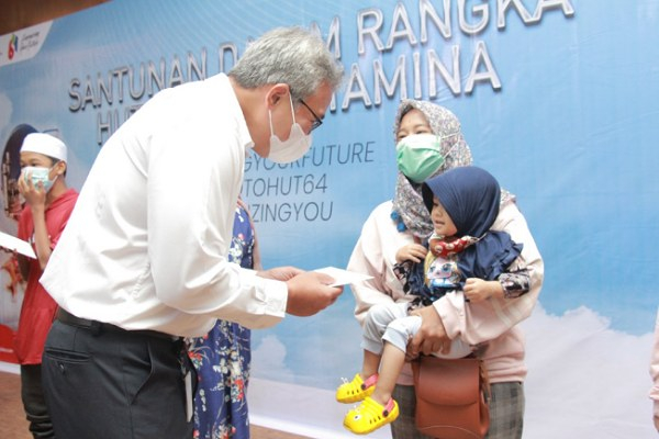 Pertamina Santuni 1.500 Anak Yatim Korban Covid-19 di Sumatera