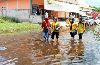 Masalah Drainase Bikin Kota Dumai Dilanda Banjir, Yanti: Nanti Kita Bantu Lewat Pokir
