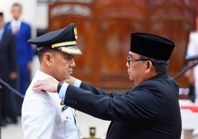Gubernur Riau Berpesan Agar Pj Bupati Kampar Jadi Role Model Pelaksanaan Pemilu Jujur dan Adil