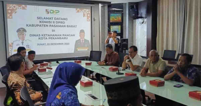 GoRiau DKP Pekanbaru Terima Kunjungan Kerja Komisi II DPRD Pasaman Barat