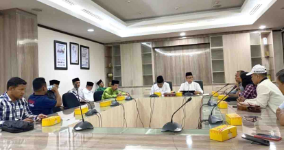 GoRiau Pemprov Riau Terima Audiensi Panitia Perayaan Natal Wartawan