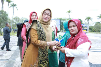 GoRiau Upacara Hari Ibu ke-96 di Siak: Dedikasi Perempuan untuk Indonesia Emas 2045