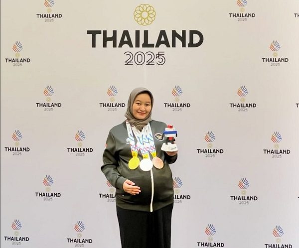 Meski Kondisi Hamil dan Mual Sebelum Bertanding, Medina Tetap Rebut Emas