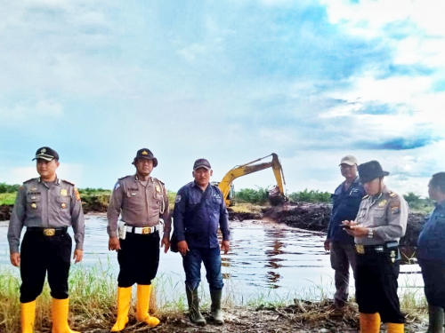 Tujuh Embung Baru di Wilayah Polsek Mandau Terdata di Dashboard Lancang Kuning Polda Riau