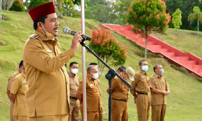 Wabup Nasarudin Minta Pegawai Pelalawan Tegakkan Disiplin dan Jaga Integritas